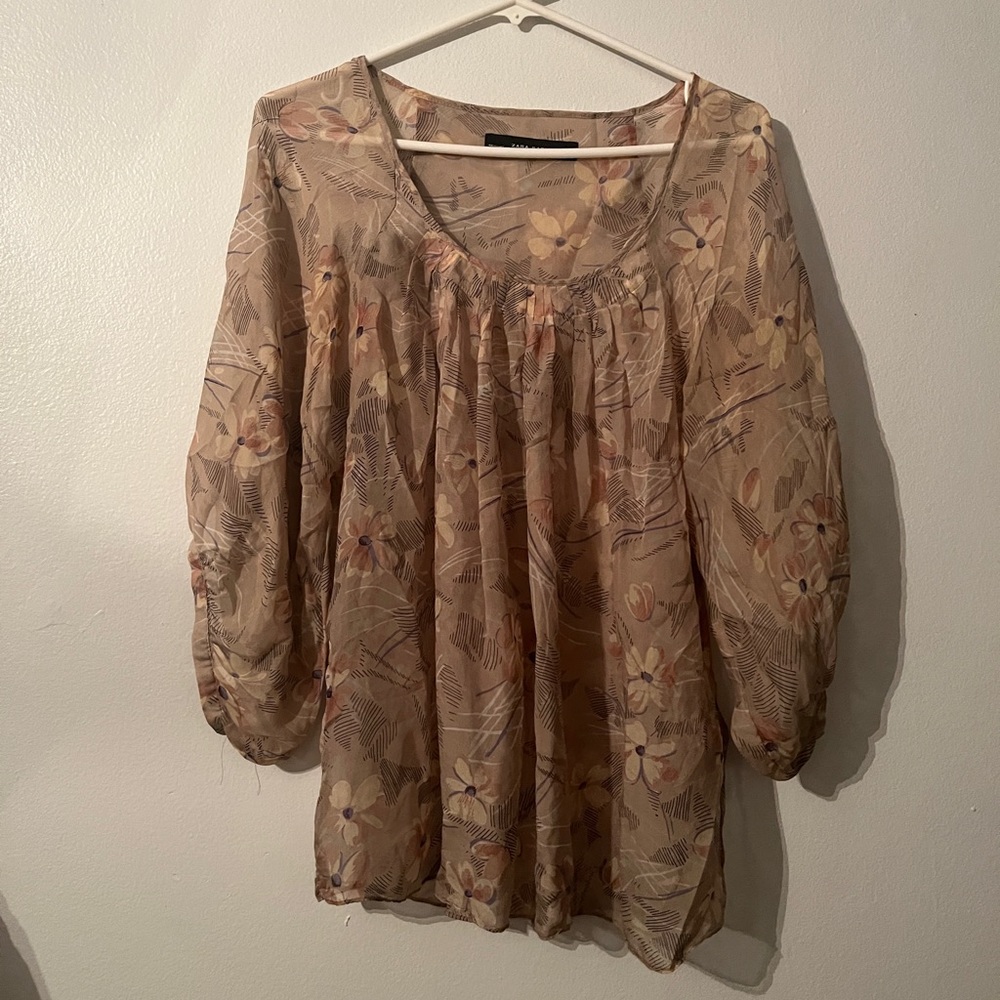 ZARA silk blouse